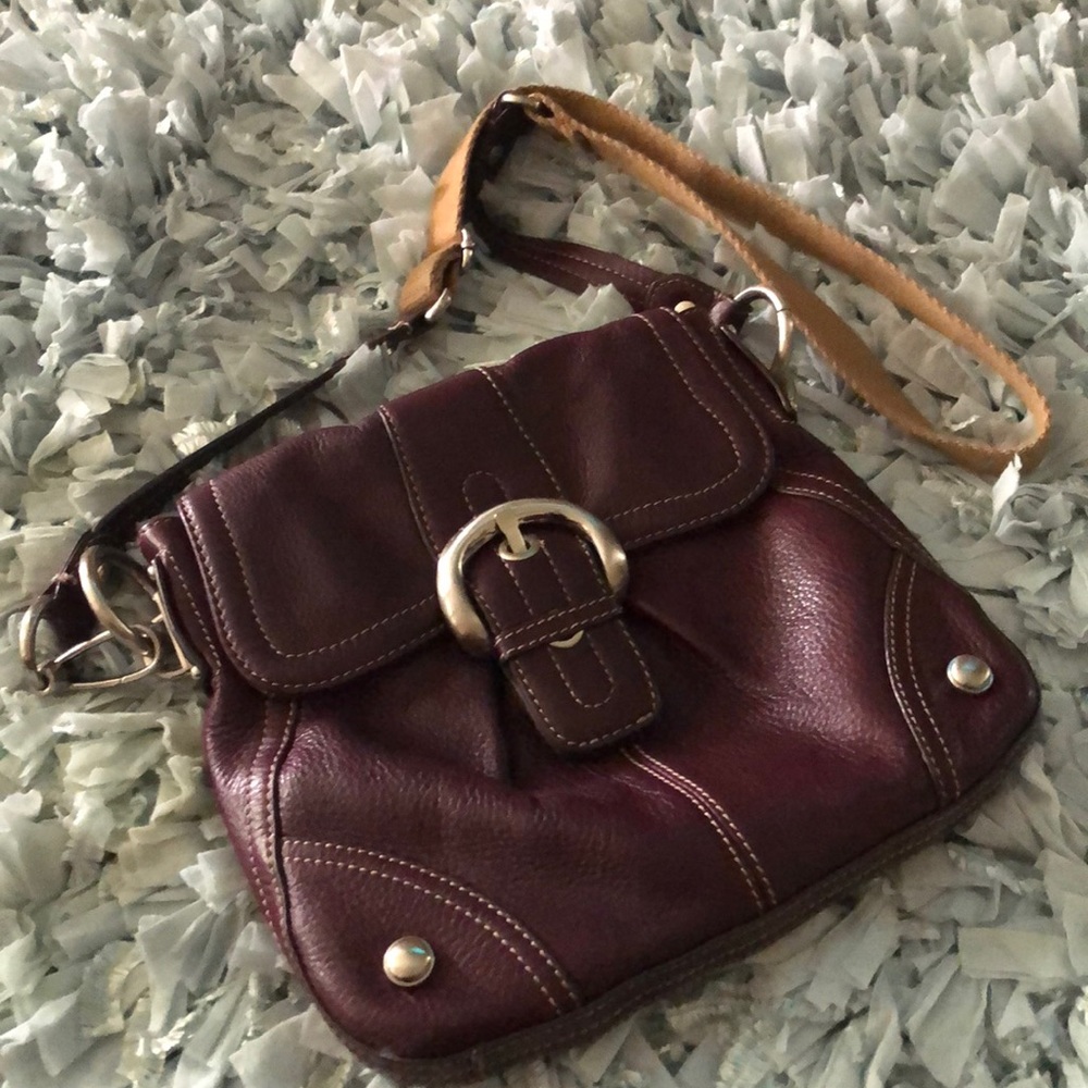 B Markowsky leather crossbody.